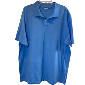 IZOD XXL Mens Light Blue Polo Shirt Golf Casual‎ Classic